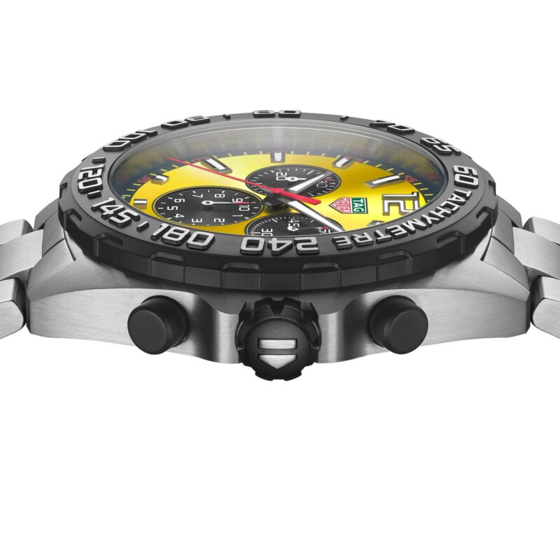 TAG HEUER FORMULA 1 QUARTZ CHRONOGRAPH 200M 43MM MENS WATCH YELLOW CAZ101AM.BA0842 - Image 4