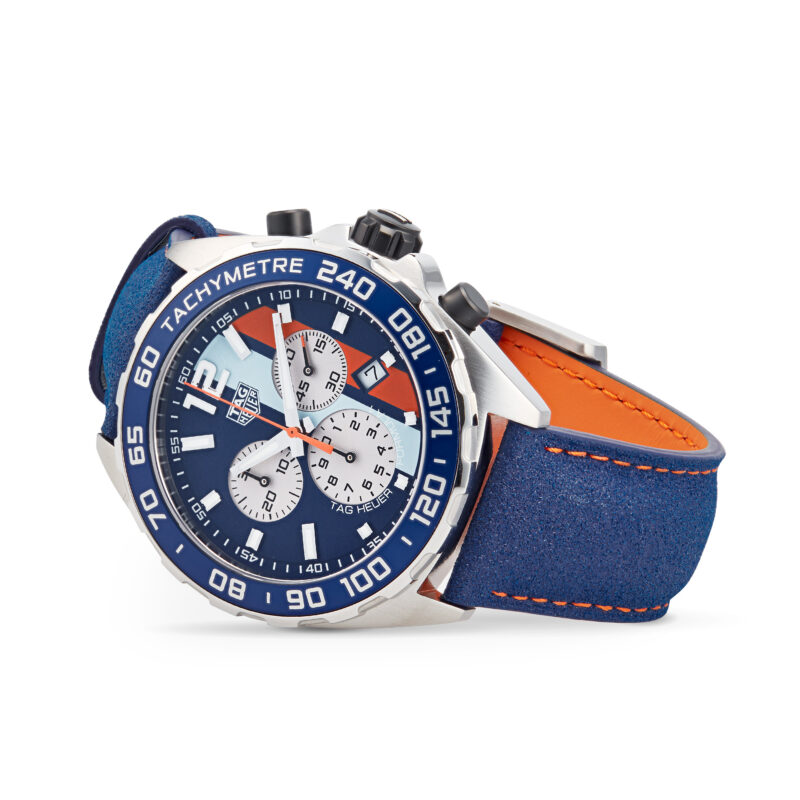 TAG HEUER FORMULA 1 GULF QUARTZ CHRONOGRAPH SPECIAL EDITION 43MM MENS WATCH CAZ101N.FC8243 - Image 2