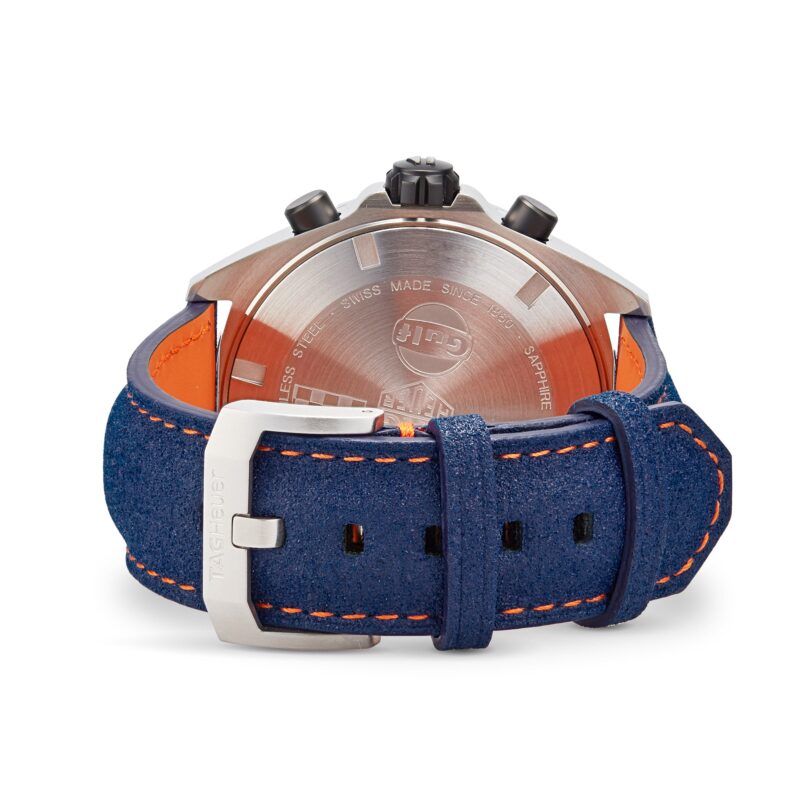 TAG HEUER FORMULA 1 GULF QUARTZ CHRONOGRAPH SPECIAL EDITION 43MM MENS WATCH CAZ101N.FC8243 - Image 3
