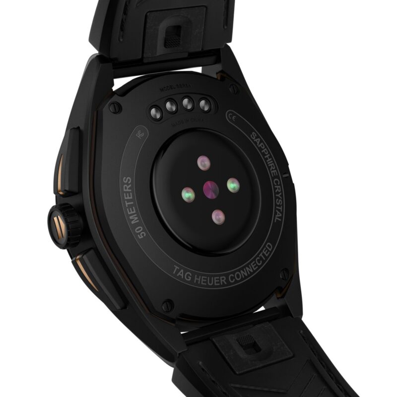 TAG HEUER CONNECTED CALIBRE E4 BRIGHT BLACK EDITION 45MM MENS WATCH SBR8A83.BT6302 - Image 6
