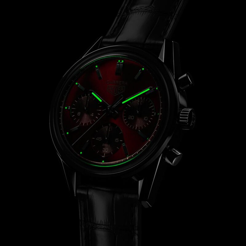 TAG HEUER CARRERA RED LIMITED EDITION 39MM MENS WATCH CBK221G.FC6479 - Image 5