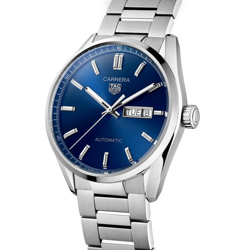 TAG HEUER CARRERA THREE HAND 41MM AUTOMATIC MENS WATCH WBN2012.BA0640 - Image 2