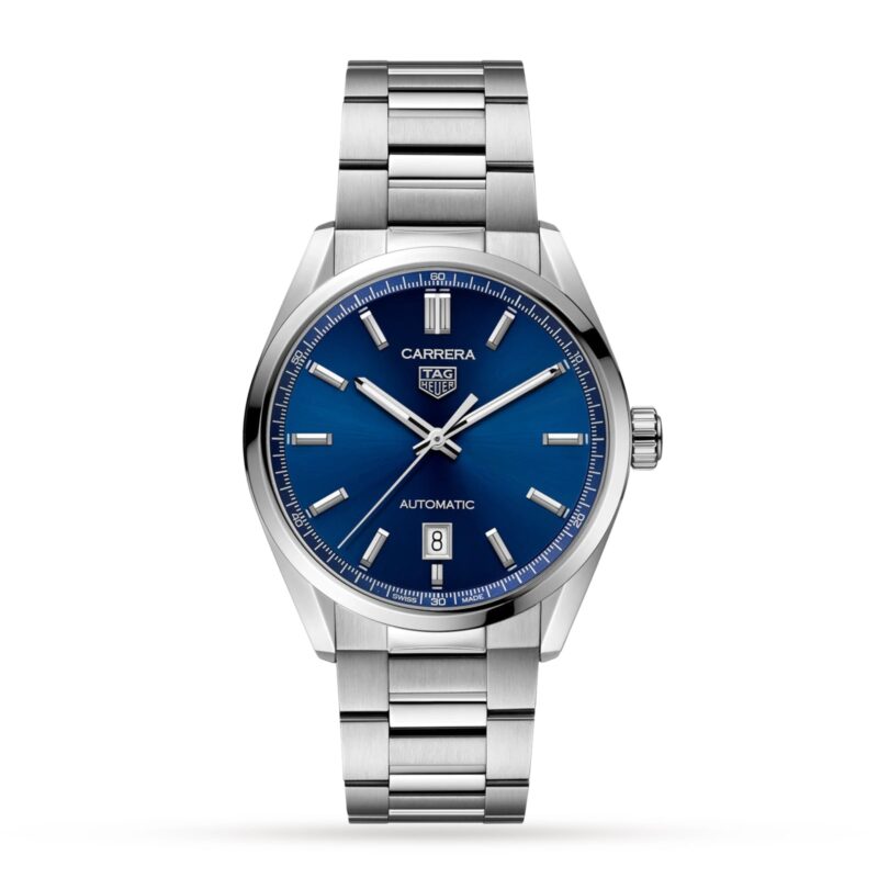 TAG HEUER CARRERA THREE HAND 39MM AUTOMATIC MENS WATCH WBN2112.BA0639
