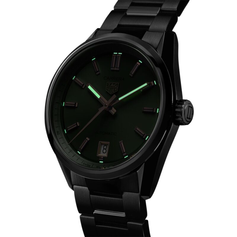 TAG HEUER CARRERA DATE 36MM LADIES WATCH GREEN WBN2312.BA0001 - Image 7