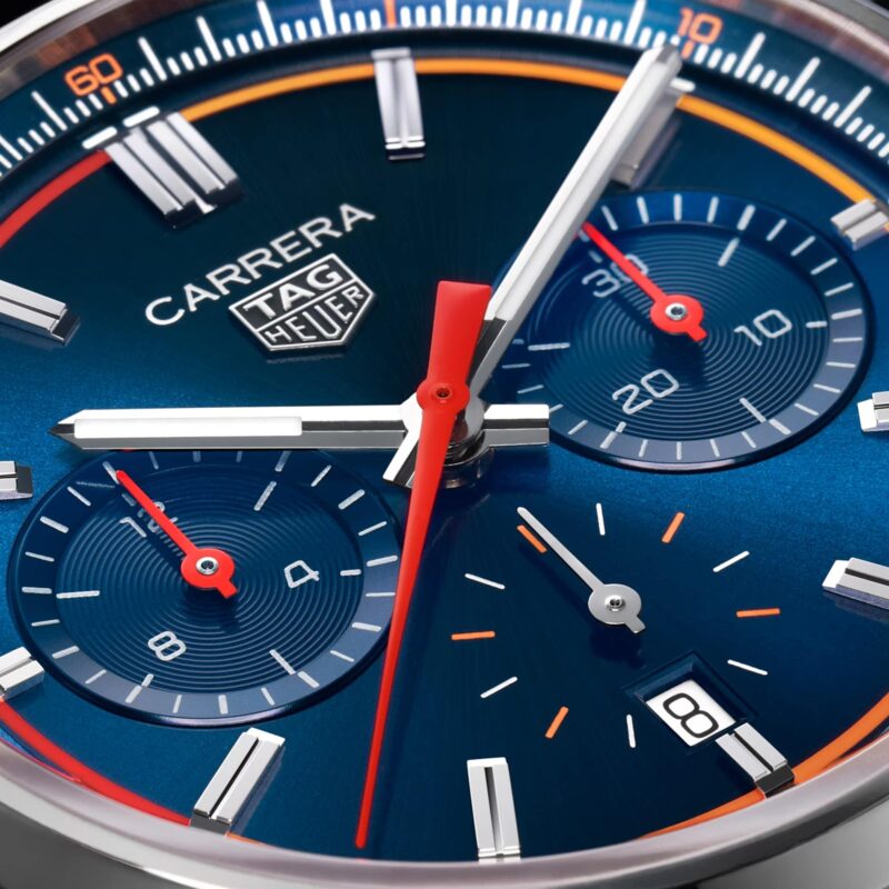TAG HEUER CARRERA CHRONOGRAPH 42MM MENS WATCH BLUE CBN201D.FC6543 - Image 2