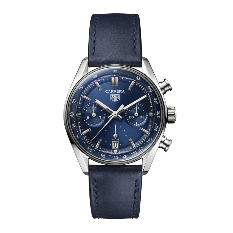TAG HEUER CARRERA CHRONOGRAPH 39MM MENS WATCH BLUE CBS2212.FC6535