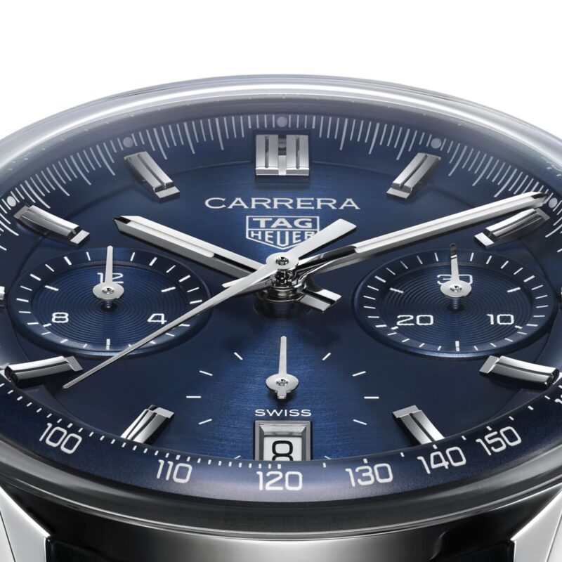 TAG HEUER CARRERA CHRONOGRAPH 39MM MENS WATCH BLUE CBS2212.FC6535 - Image 4