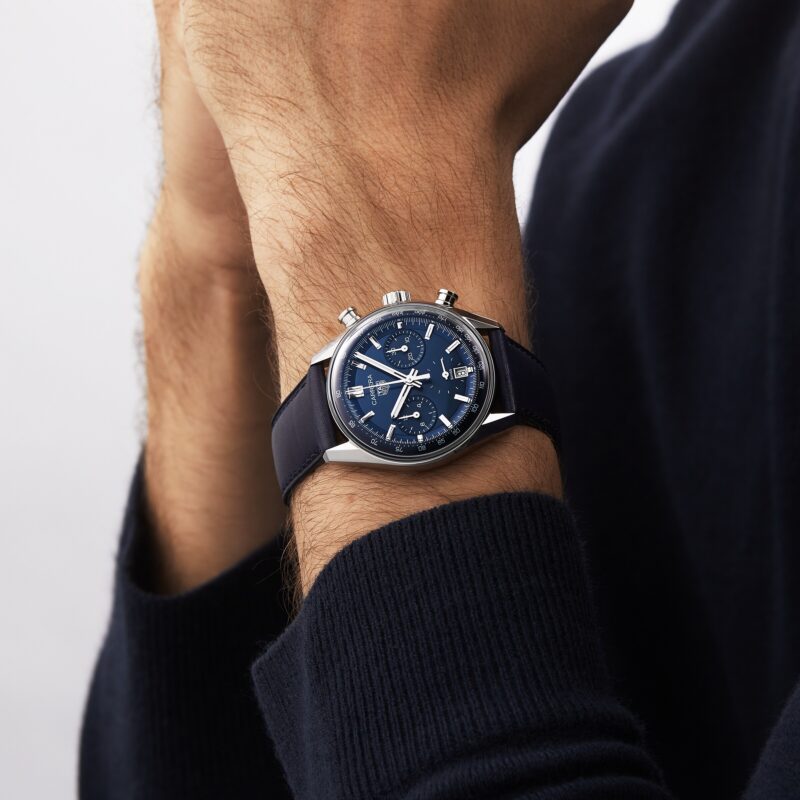 TAG HEUER CARRERA CHRONOGRAPH 39MM MENS WATCH BLUE CBS2212.FC6535 - Image 7