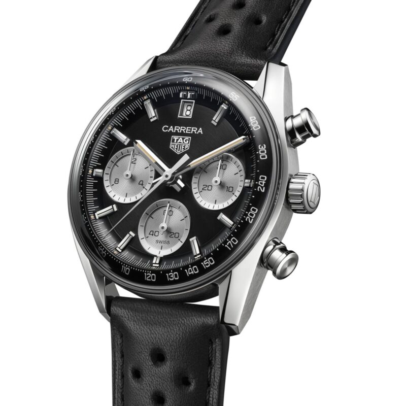 TAG HEUER CARRERA CHRONOGRAPH 39MM MENS WATCH BLACK CBS2210.FC6534 - Image 2