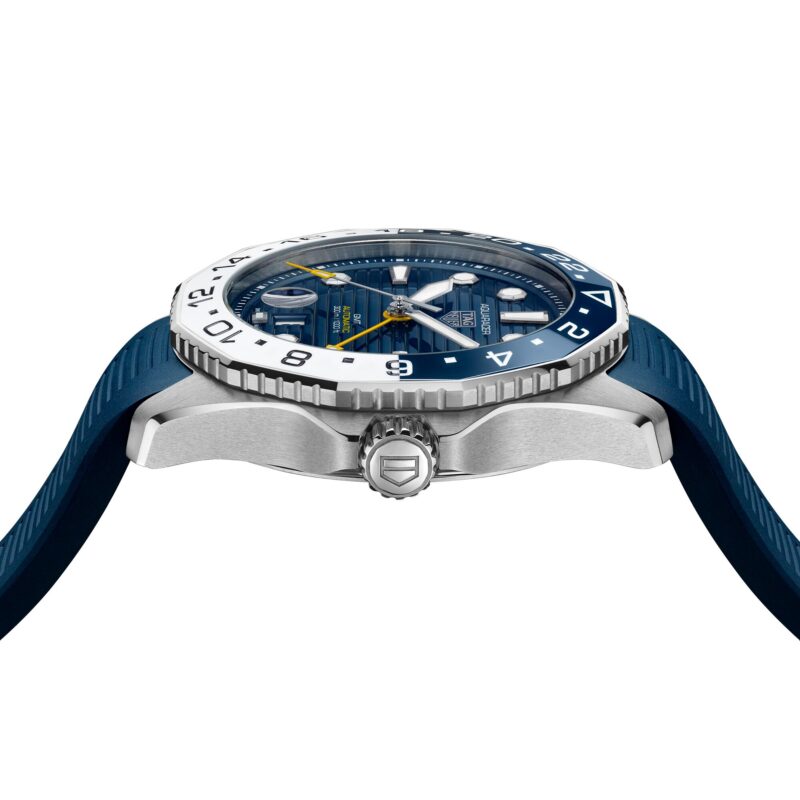 TAG HEUER AQUARACER PROFESSIONAL 300 GMT 43MM MENS WATCH RUBBER WBP2010.FT6198 - Image 4