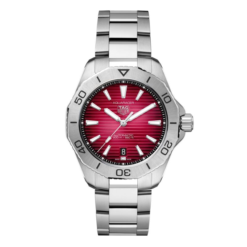TAG HEUER AQUARACER PROFESSIONAL 200 40MM MENS WATCH RED WBP2114.BA0627
