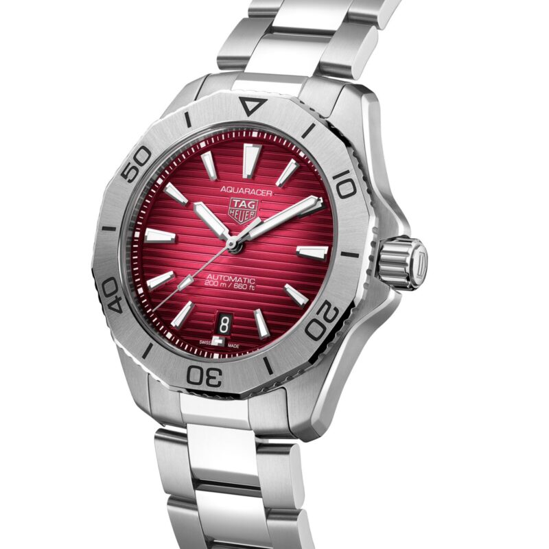 TAG HEUER AQUARACER PROFESSIONAL 200 40MM MENS WATCH RED WBP2114.BA0627 - Image 2