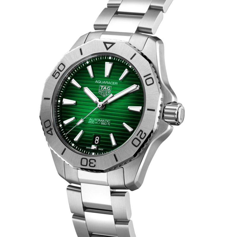 TAG HEUER AQUARACER PROFESSIONAL 200 40MM MENS WATCH GREEN WBP2115.BA0627 - Image 2