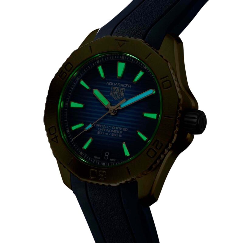 TAG HEUER AQUARACER PROFESSIONAL 200 40MM MENS WATCH BLUE WBP5152.FT6210 - Image 5