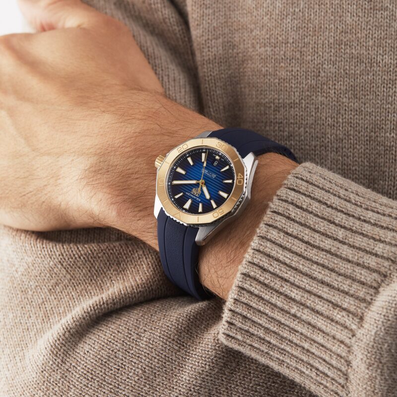 TAG HEUER AQUARACER PROFESSIONAL 200 40MM MENS WATCH BLUE WBP2150.FT6210 - Image 8