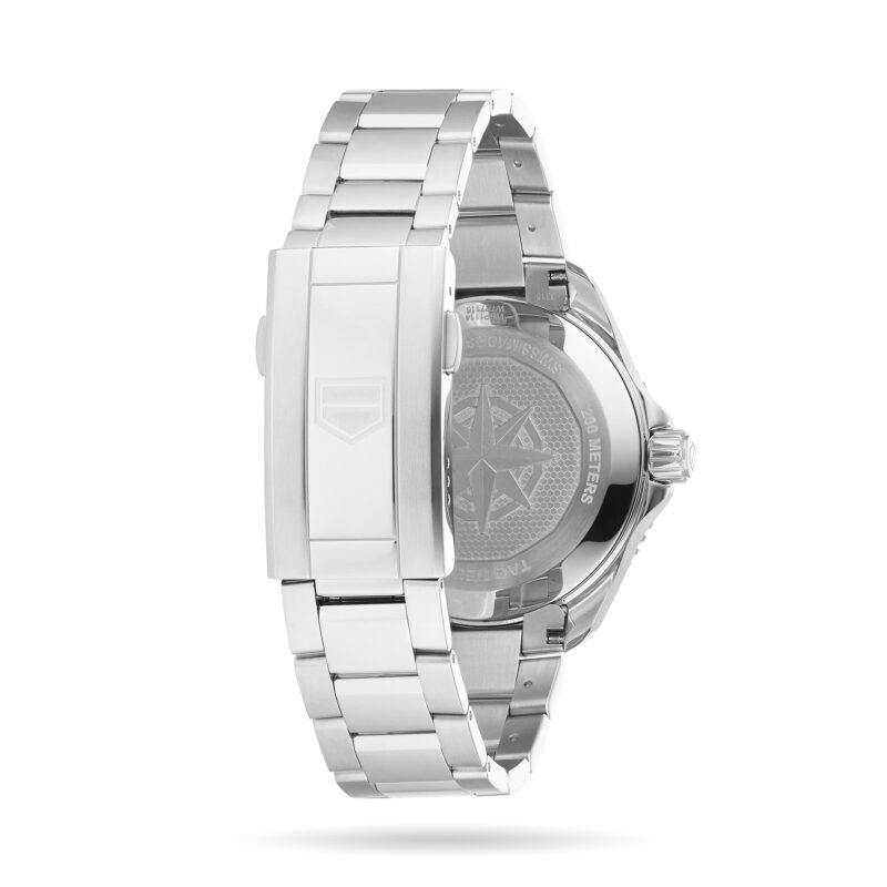TAG HEUER AQUARACER 200 PROFESSIONAL SOLARGRAPH 40MM MENS WATCH BLACK WBP1114.BA0000 - Image 3