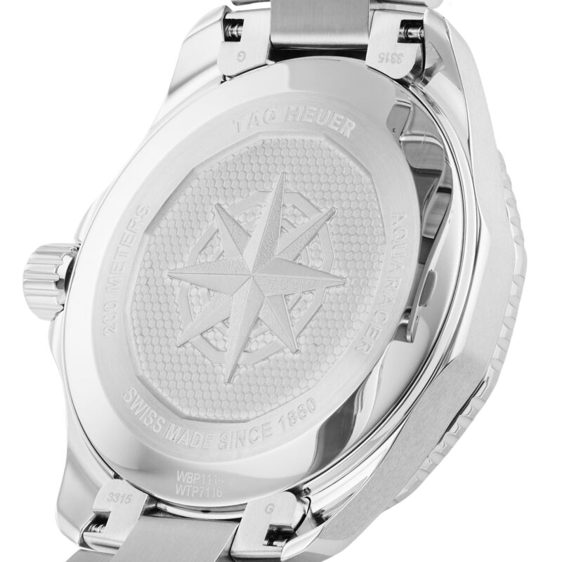 TAG HEUER AQUARACER 200 PROFESSIONAL SOLARGRAPH 40MM MENS WATCH BLACK WBP1114.BA0000 - Image 4