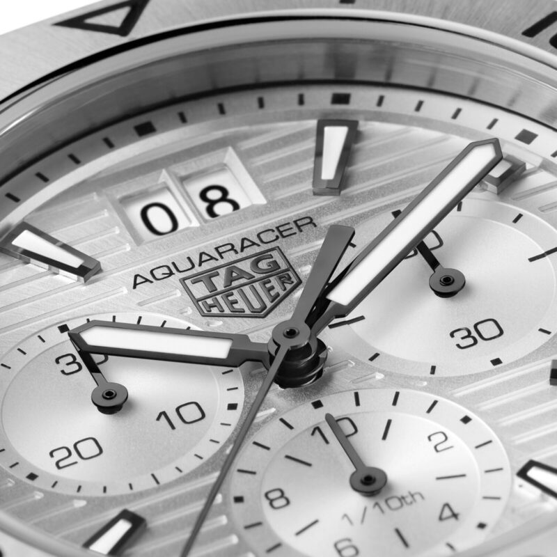 TAG HEUER AQUARACER CHRONOGRAPH 40MM MENS WATCH GREY CBP1111.BA0627 - Image 4