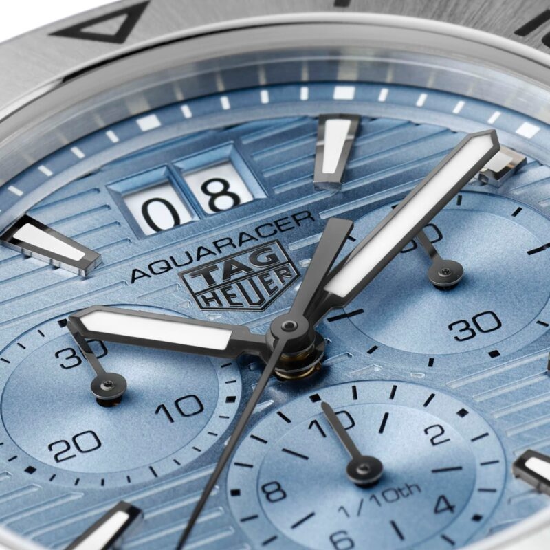 TAG HEUER AQUARACER CHRONOGRAPH 40MM MENS WATCH BLUE CBP1112.BA0627 - Image 4
