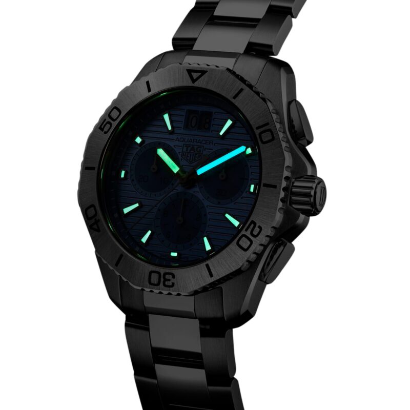 TAG HEUER AQUARACER CHRONOGRAPH 40MM MENS WATCH BLUE CBP1112.BA0627 - Image 7