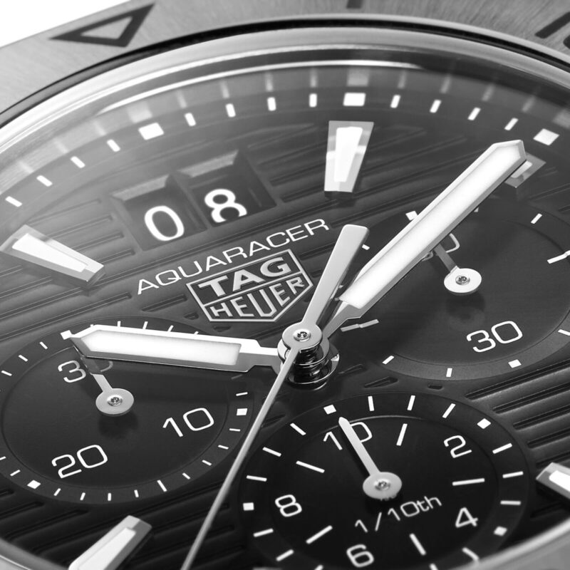 TAG HEUER AQUARACER CHRONOGRAPH 40MM MENS WATCH BLACK CBP1110.BA0627 - Image 4