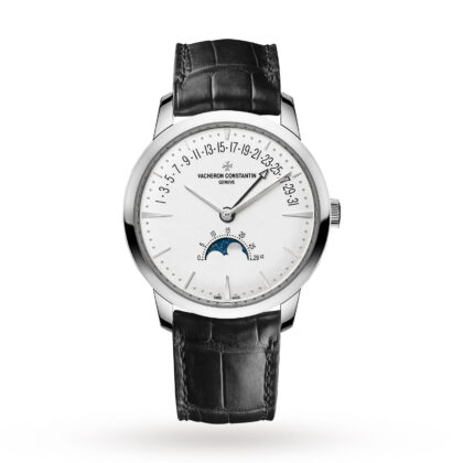 VACHERON CONSTANTIN PATRIMONY MOONPHASE AND RETROGRADE DATE 4010U/000G B330