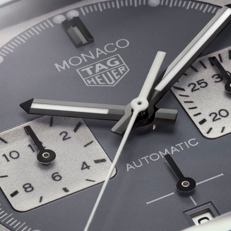 TAG HEUER MONACO CHRONOGRAPH NIGHT DRIVER 39MM MENS WATCH GREY CBL2181.FC6515 - Image 4