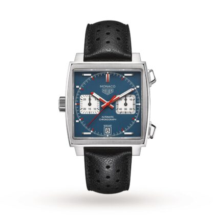 TAG HEUER VINTAGE MONACO AUTOMATIC 39MM MENS WATCH CAW211P.FC6356