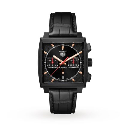 TAG HEUER MONACO DARK LORD 39MM MENS WATCH CBL2180.FC6497