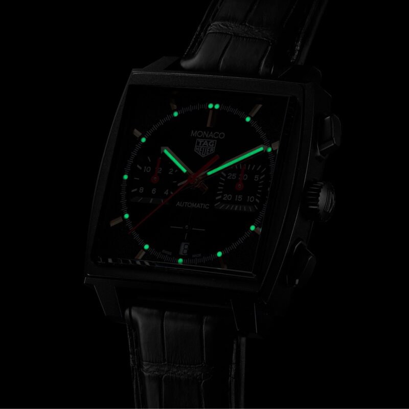 TAG HEUER MONACO DARK LORD 39MM MENS WATCH CBL2180.FC6497 - Image 5