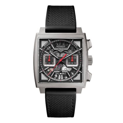 TAG HEUER MONACO CHRONOGRAPH 39MM MENS WATCH TITANIUM BLACK CBL2183.FT6236