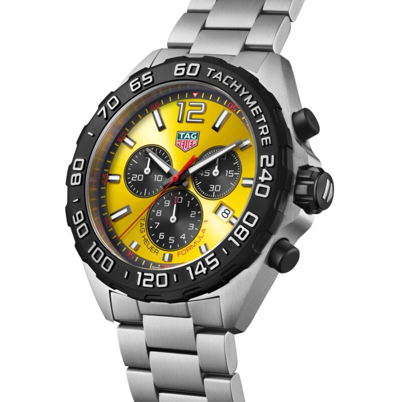 TAG HEUER FORMULA 1 QUARTZ CHRONOGRAPH 200M 43MM MENS WATCH YELLOW CAZ101AM.BA0842 - Image 2