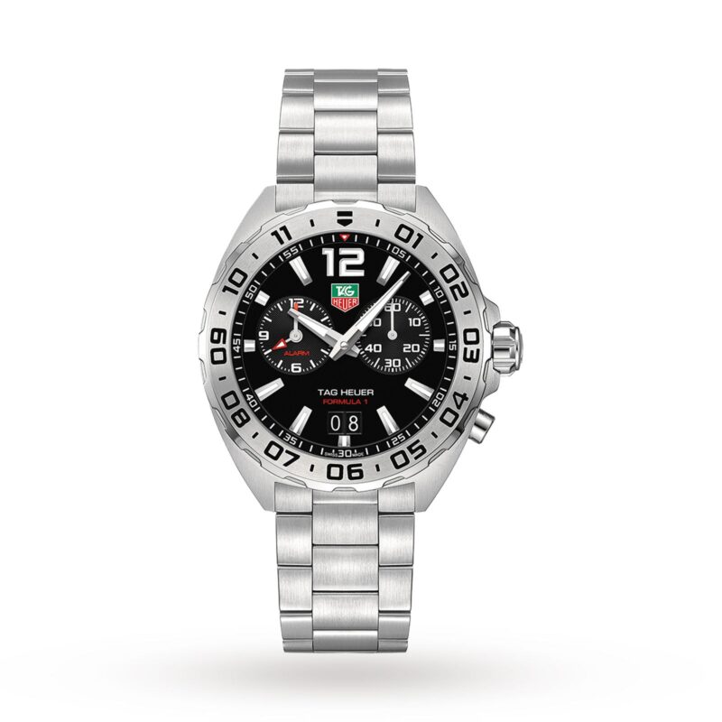 TAG HEUER FORMULA 1 QUARTZ ALARM 41MM MENS WATCH WAZ111A.BA0875