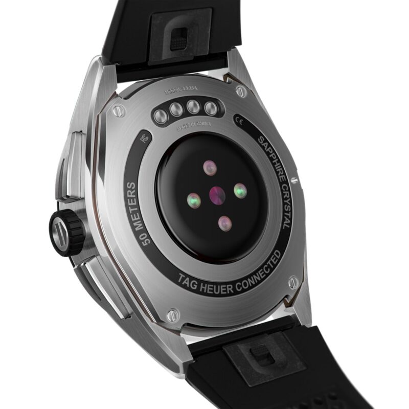 TAG HEUER CONNECTED CALIBRE E4 45MM 2022 STEEL CASE BLACK RUBBER STRAP SBR8A10.BT6259 - Image 5