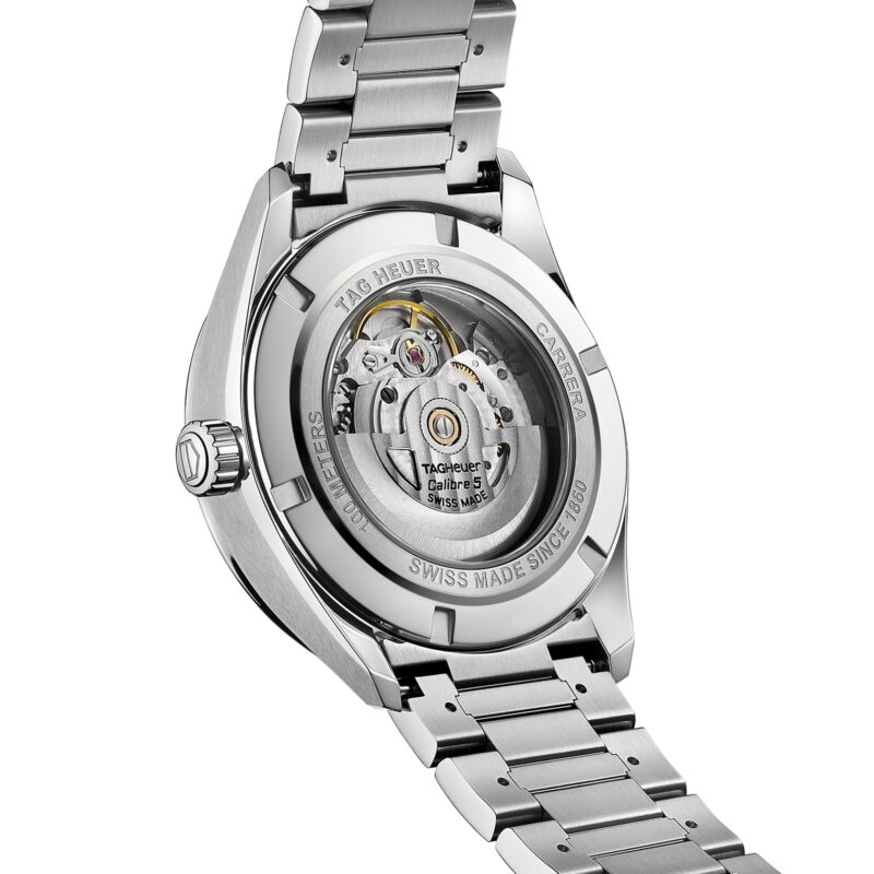 TAG HEUER CARRERA THREE HAND 41MM AUTOMATIC MENS WATCH WBN2012.BA0640 - Image 7