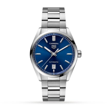 TAG HEUER CARRERA THREE HAND 39MM AUTOMATIC MENS WATCH WBN2112.BA0639