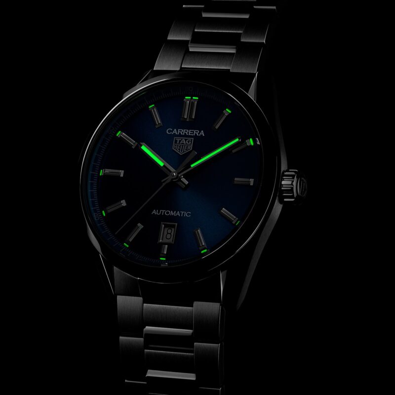 TAG HEUER CARRERA THREE HAND 39MM AUTOMATIC MENS WATCH WBN2112.BA0639 - Image 6