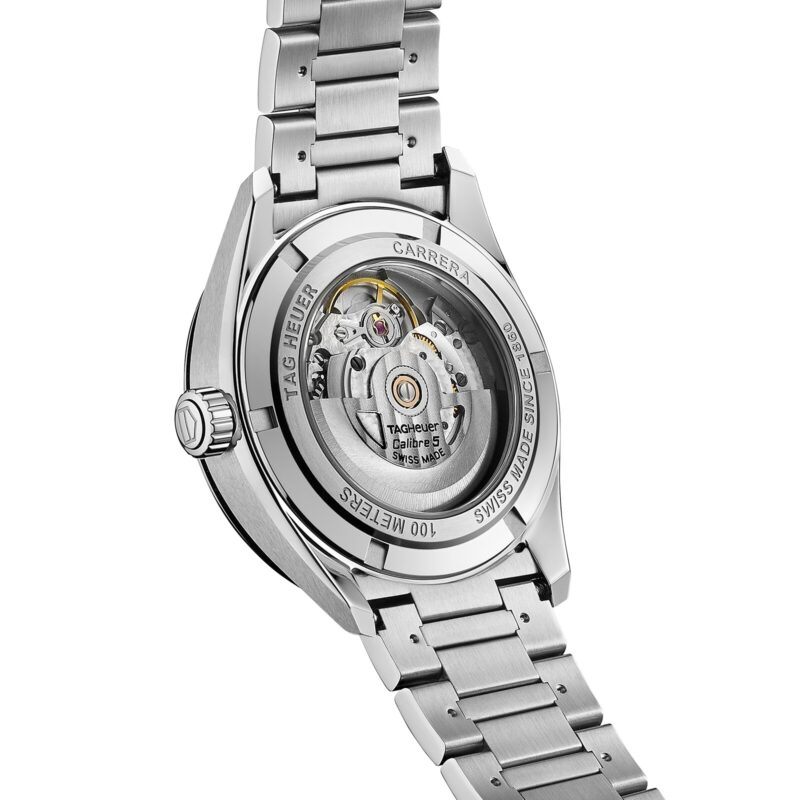 TAG HEUER CARRERA THREE HAND 39MM AUTOMATIC MENS WATCH WBN2112.BA0639 - Image 7