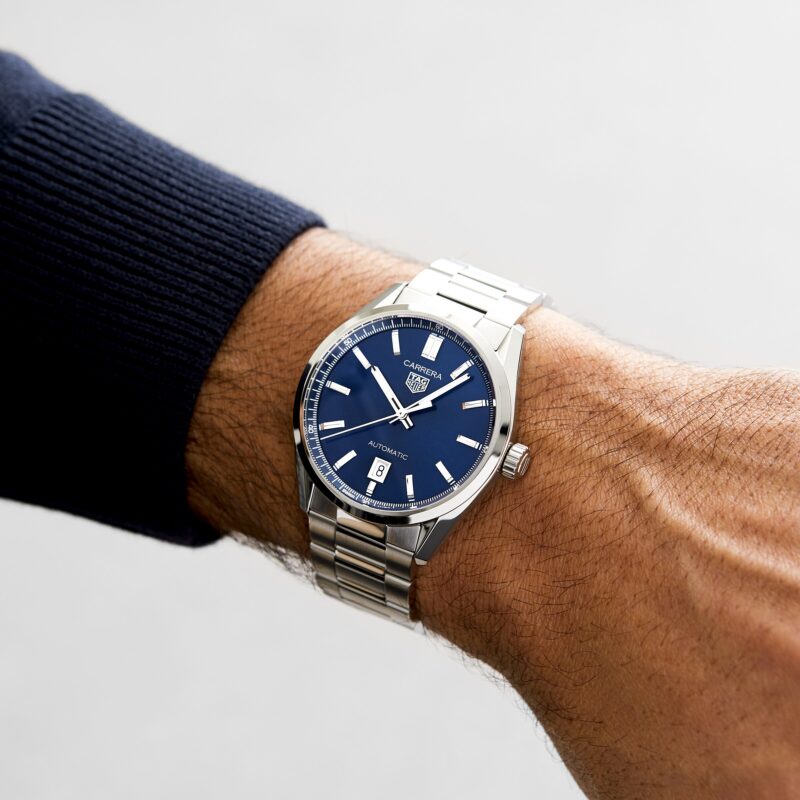 TAG HEUER CARRERA THREE HAND 39MM AUTOMATIC MENS WATCH WBN2112.BA0639 - Image 8