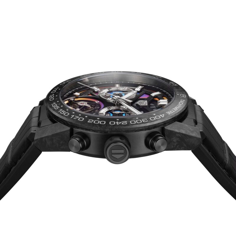 TAG HEUER CARRERA POLYCHROME TOURBILLON 45MM CAR5A8AF.FC6415 - Image 5