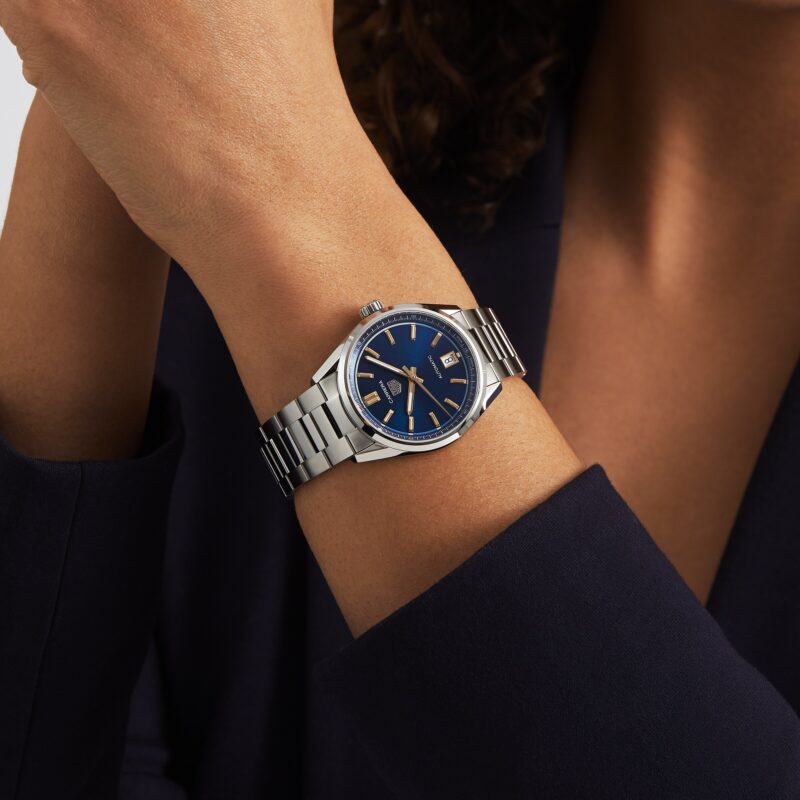 TAG HEUER CARRERA DATE 36MM LADIES WATCH DEEP BLUE WBN2311.BA0001 - Image 8