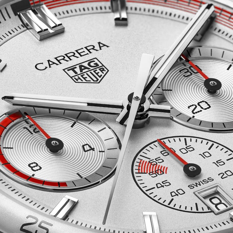 TAG HEUER CARRERA CHRONOSPRINT X PORSCHE SPECIAL EDITION 42MM MENS WATCH SILVER CBS2011.FC6529 - Image 3