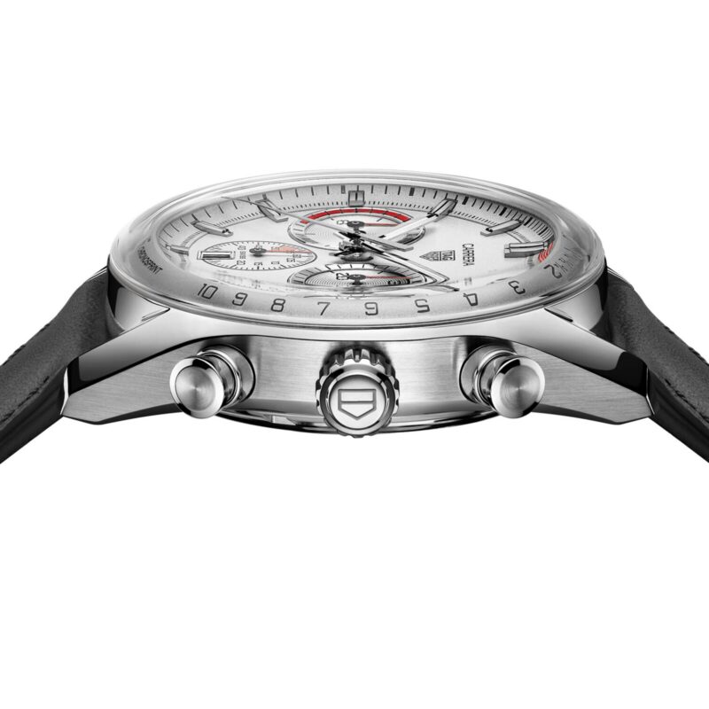 TAG HEUER CARRERA CHRONOSPRINT X PORSCHE SPECIAL EDITION 42MM MENS WATCH SILVER CBS2011.FC6529 - Image 4