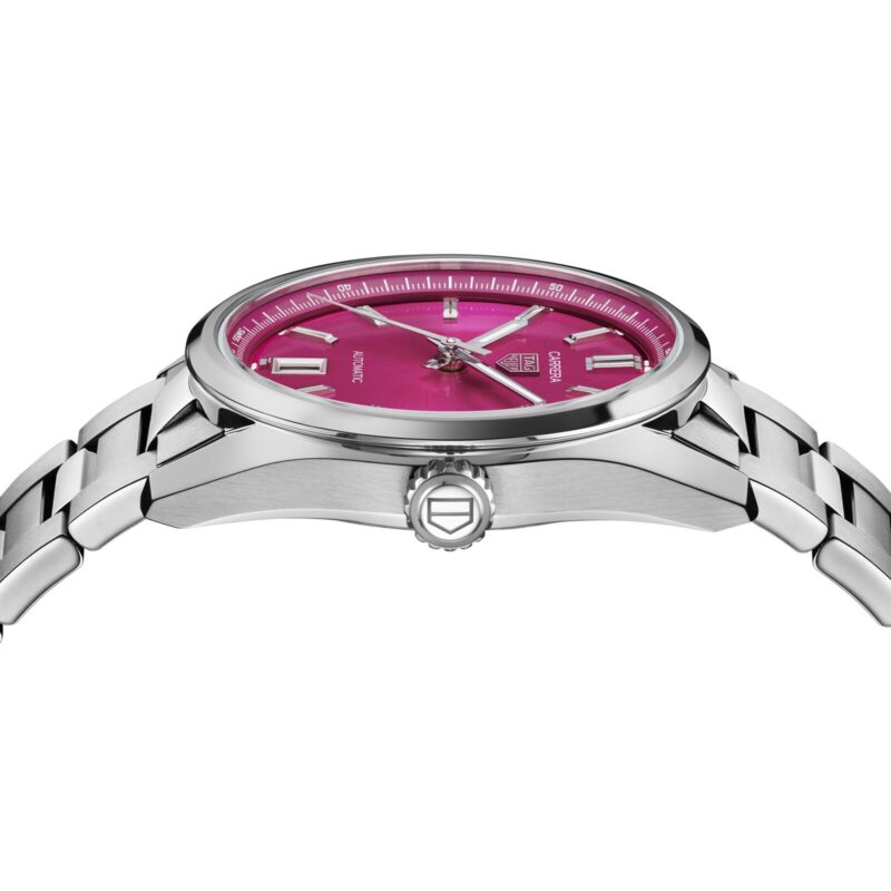 TAG HEUER CARRERA DATE 36MM LADIES WATCH PINK WBN2313.BA0001 - Image 3