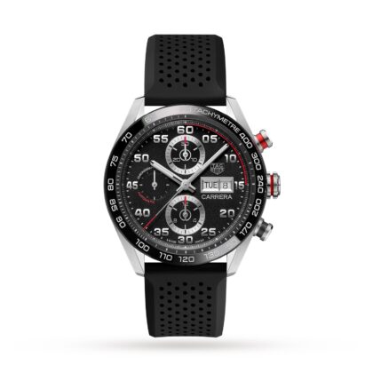 TAG HEUER CARRERA 44MM MENS WATCH RUBBER CBN2A1AA.FT6228