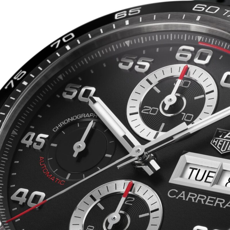 TAG HEUER CARRERA 44MM MENS WATCH RUBBER CBN2A1AA.FT6228 - Image 2