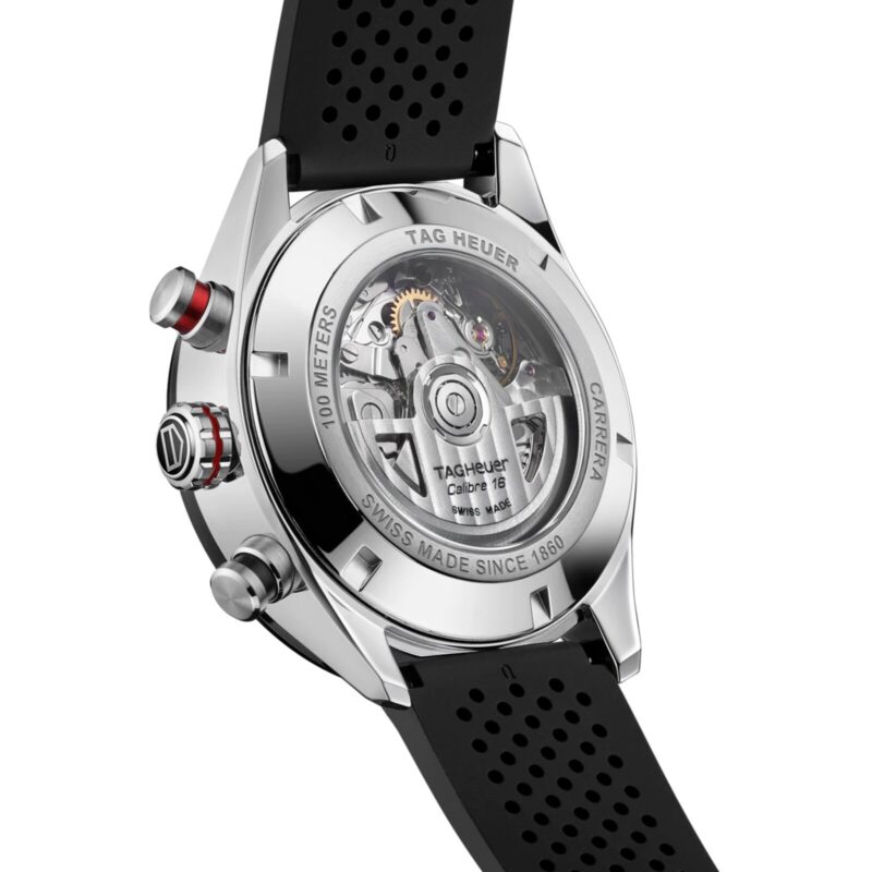 TAG HEUER CARRERA 44MM MENS WATCH RUBBER CBN2A1AA.FT6228 - Image 3