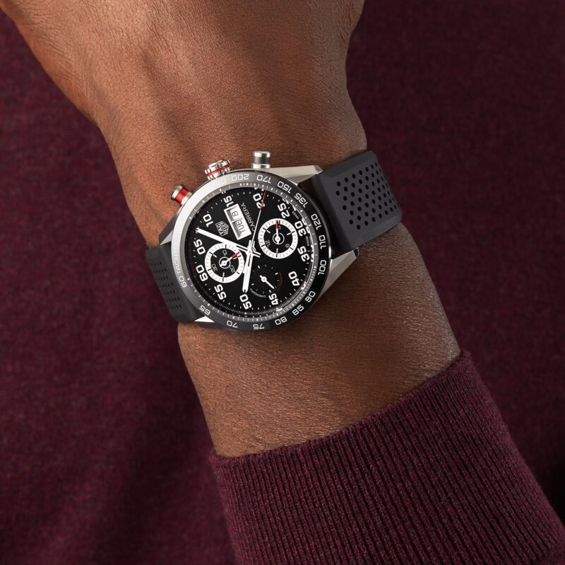 TAG HEUER CARRERA 44MM MENS WATCH RUBBER CBN2A1AA.FT6228 - Image 6