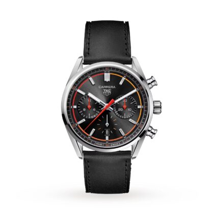 TAG HEUER CARRERA CHRONOGRAPH 42MM MENS WATCH BLACK CBN201C.FC6542