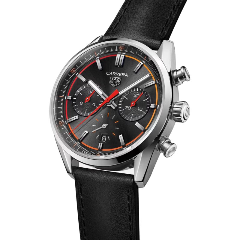 TAG HEUER CARRERA CHRONOGRAPH 42MM MENS WATCH BLACK CBN201C.FC6542 - Image 2